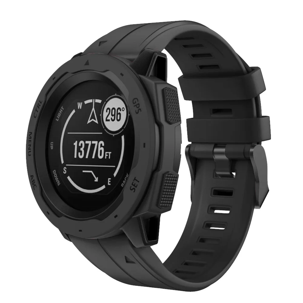 Quick Release Easy Fit силиконовый сменный ремешок для часов Garmin Instinct спортивный красочный