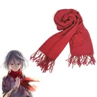 Атака на Титанов Микаса Акерман шарф для косплея японского аниме Shingeki no Kyojin красные повседневные универсальные шарфы