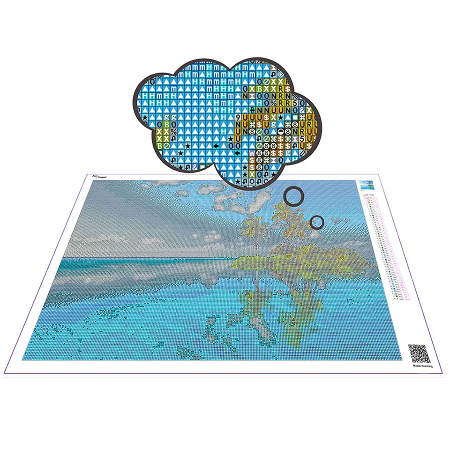 Набор для алмазной вышивки Лебеди ASF131|mosaic kit|3d diamond painting3d |