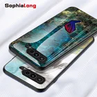 Жесткие чехлы для ASUS ROG Phone 2 II 3 Strix 5 Pro ZS660KL ZS661KS с мраморным принтом, чехол из закаленного стекла с мягкими краями из ТПУ