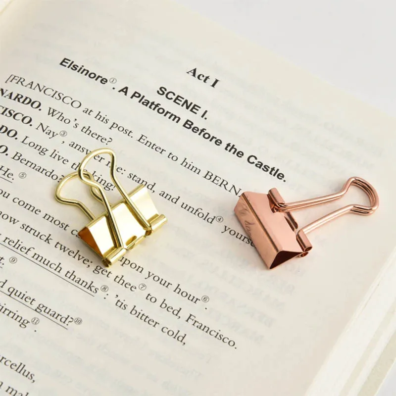 Папка с длинным хвостом 12 шт./компл. зажимы для заток Офисные аксессуары