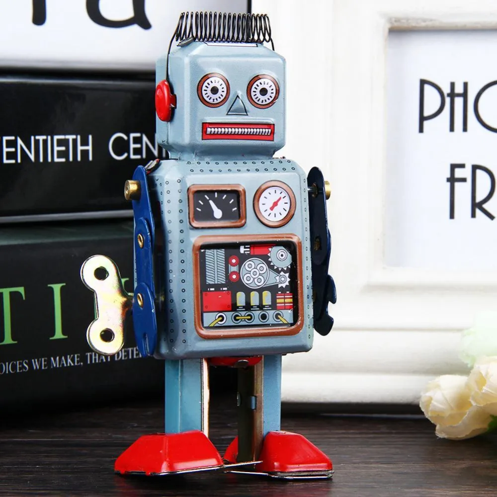 Винтажные механический часовой механизм заводные игрушки Прогулки радар