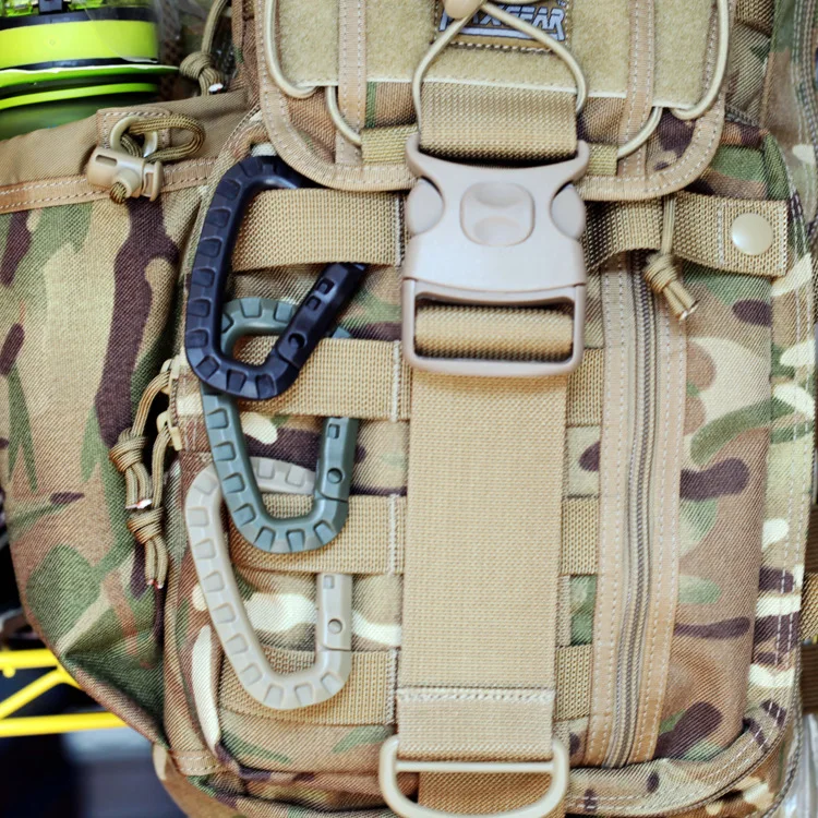 Тактический Карабин D образной формы для рюкзака 5 шт. размер L 8 см|gear gear|gears gears