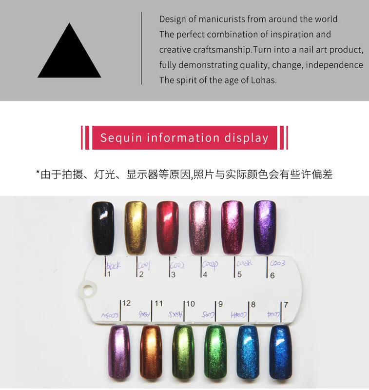 Docaty Bittb зеркальный порошковый хромированный набор глитеров для ногтей пылевые