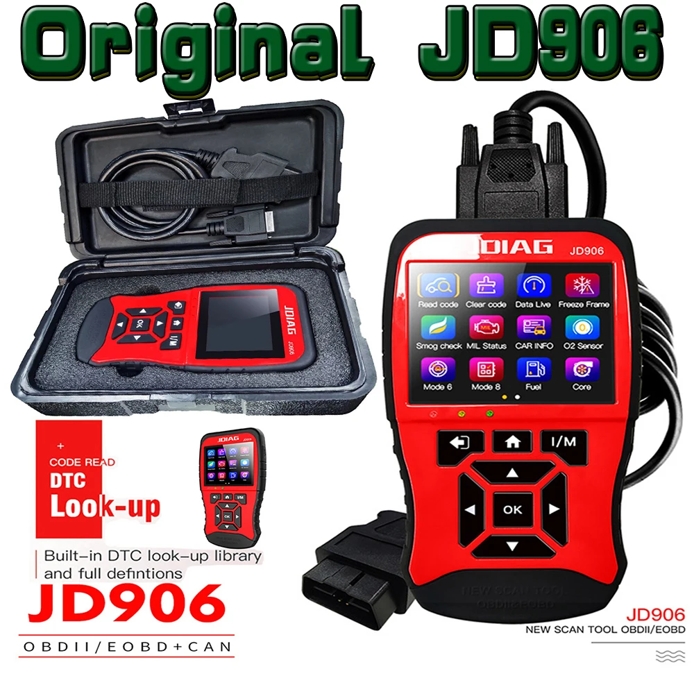 Оригинальный заводской новейший JD906 автомобильный диагностический инструмент