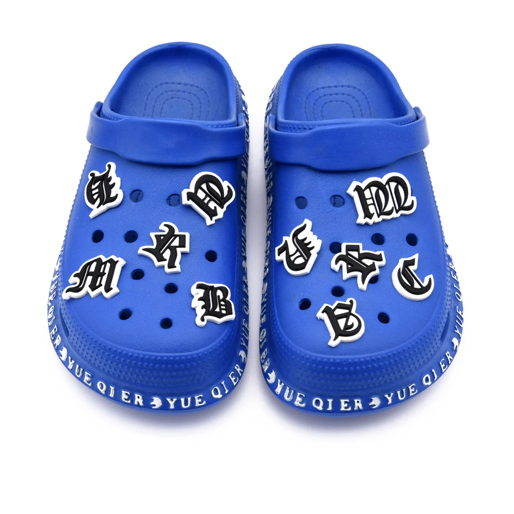 Оригинальные комбинированные украшения для обуви из ПВХ искусственная кожа