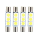 Гирлянда 31 мм 6614F 6641 6614F30-WHPTS-14V1CP светодиодсветодиодный лампы для салона автомобиля с предохранителем солнцезащитный щиток для салона купольная лампа