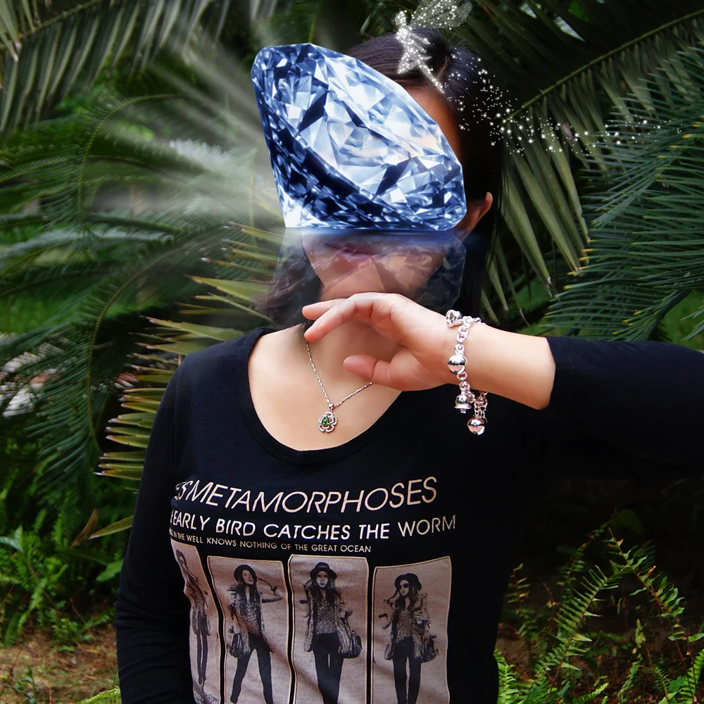 Новое ожерелье из стерлингового серебра S925 с инкрустацией зеленым цирконием