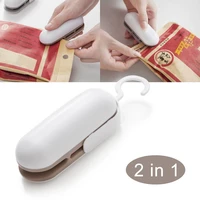 1 day ship hot best portable mini sealing household machine heat sealer capper food saver for plastic bags package mini gadgets