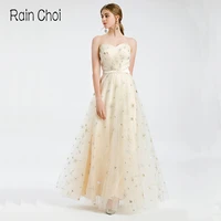 long evening dresses 2020 tulle formal gown sweetheart party prom dress