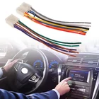 Автомобильное стерео радиоCDDVD-плеер, 1 комплект, 10 контактов + 6 контактов, разъем жгута проводов ISO для Toyota, автомобильные стерео аксессуары 6,3 дюйма