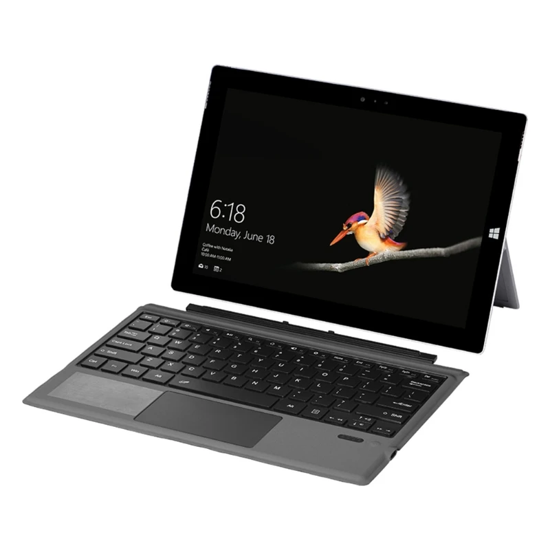 Сверхтонкая Беспроводная Bluetooth-клавиатура для трекпада Microsoft Surface Go/Go встроенный
