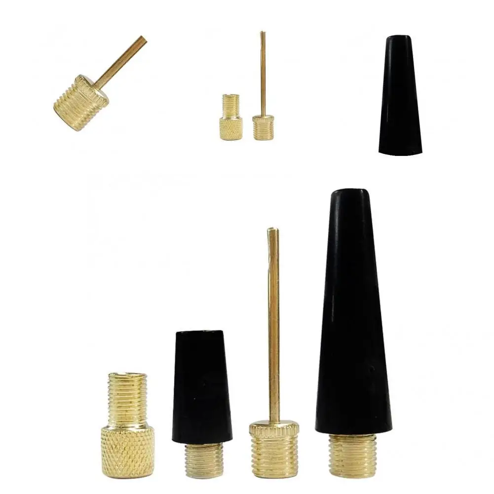 

Металлический 4 шт./компл. практичный адаптер для велосипедного клапана с иглой, компактная воздушная помпа, игла, Экологически чистая для н...