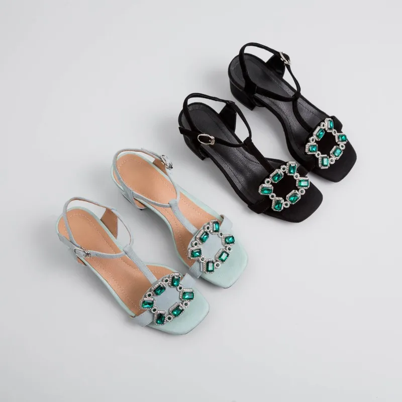 Большие размеры 9 10 11 босоножки на высоком каблуке Женская обувь женские летние