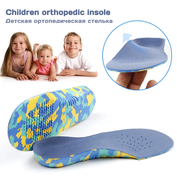 Kids Orthotics Insoles Correction Care Tool for Kid Flat Foot Arch Support Orthopedic Children Insole Soles Sport Shoes Pads 2