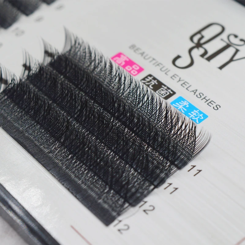 YY shape индивидуальное наращивание ресниц быстрое цветение из искусственной норки