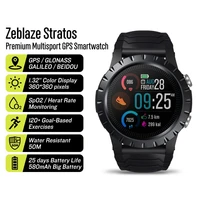 zeblaze stratos gps watch built in 4 satellite3 modes gps heartspo2vo2maxstress 25days battery life gps smartwatch men women