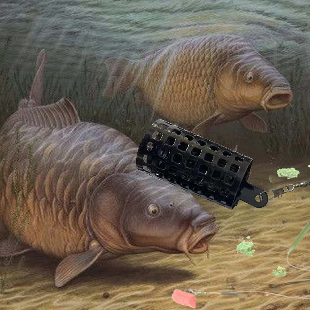 10 шт. квадратная рыболовная приманка фидер металлический контейнер для приманки