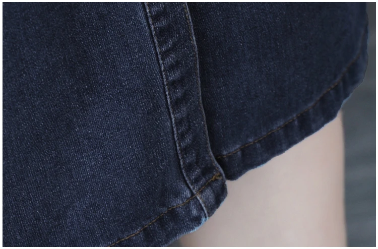 Новинка весна-осень 2020 офисное платье размера плюс Брендовое джинсовое для