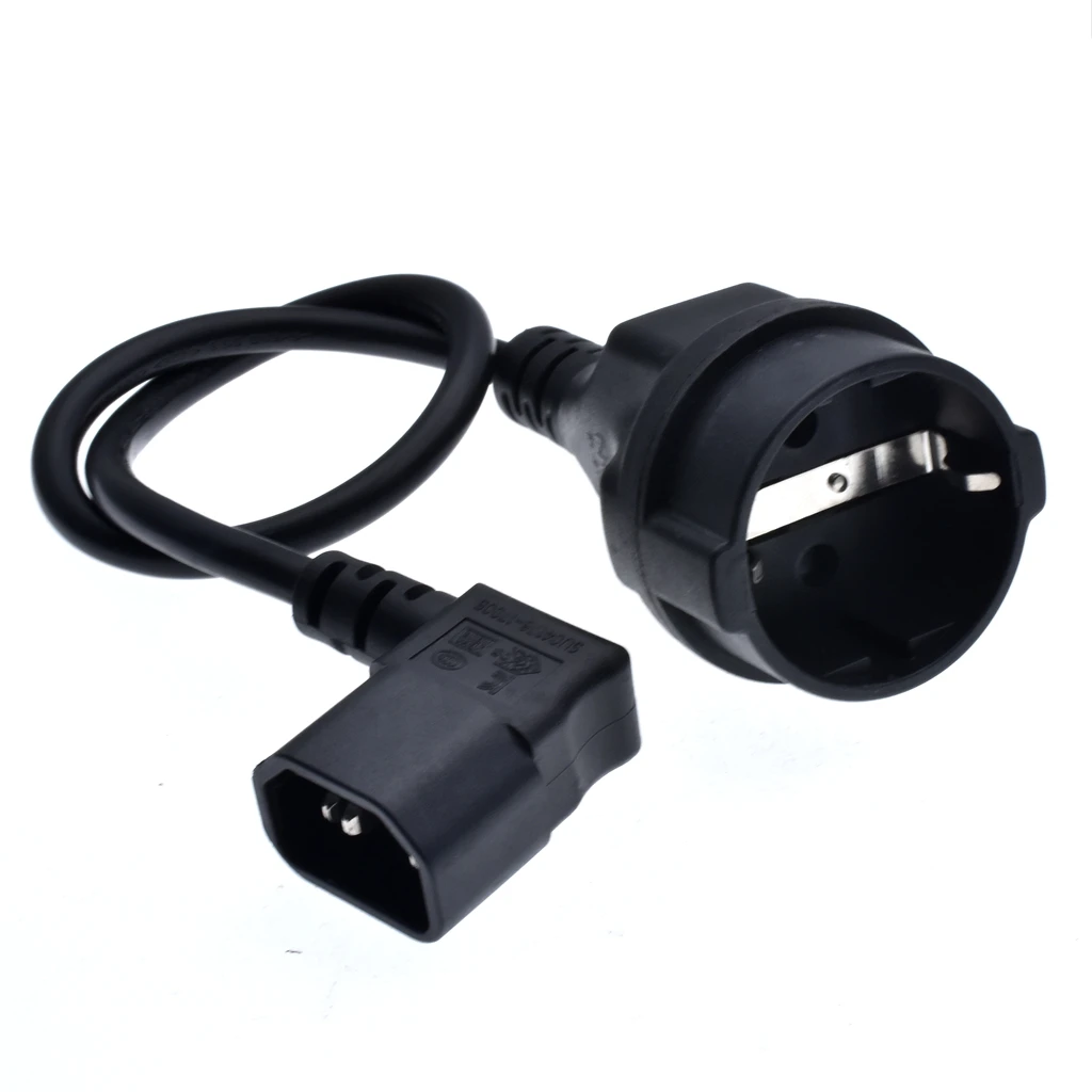 PDU Power Lead UPS шнур питания IEC 320 прямоугольный C14 для европейской розетки Schuko CEE7/3