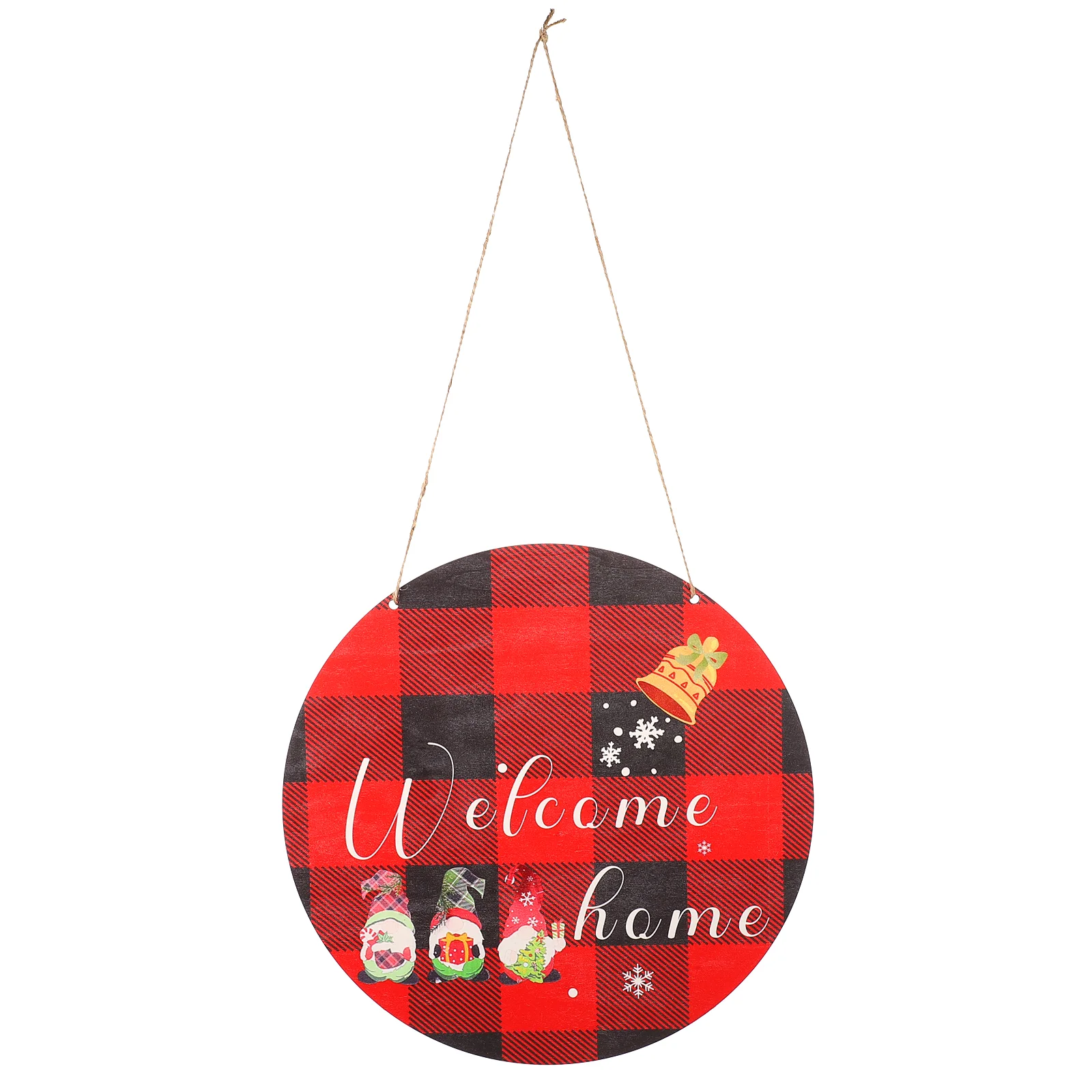 

1Pc Christmas Door Sign Front Door Decoration Beautiful Hanging Sign Party Decor