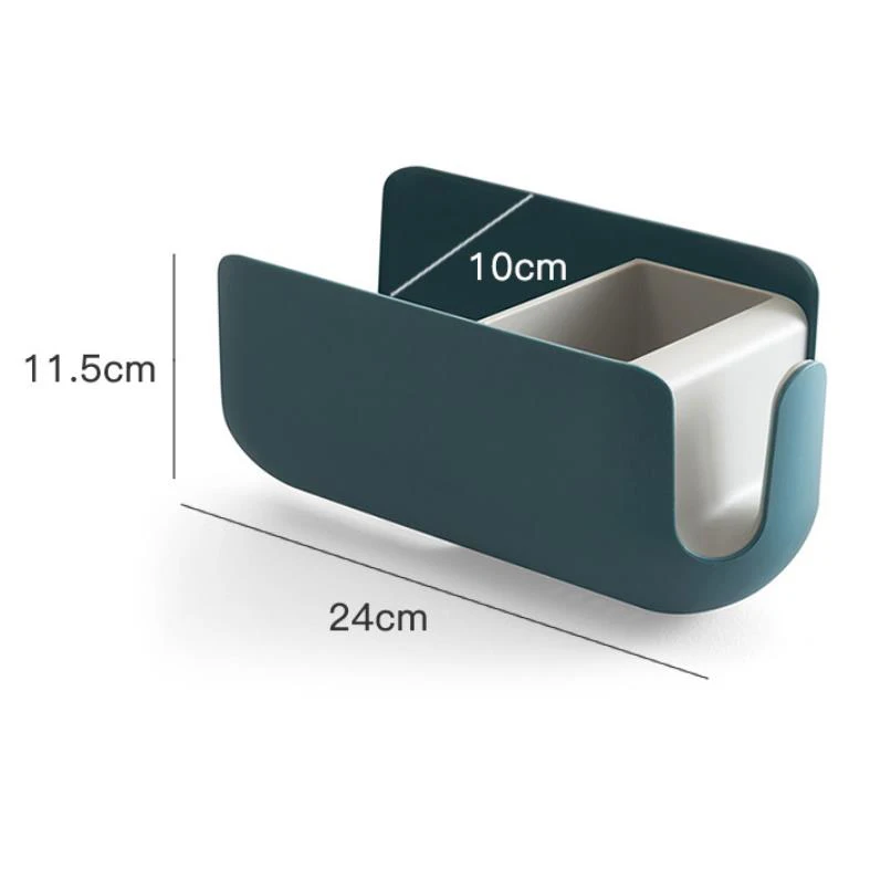 

Wall-Mounted Hair Dryer Plastic Storage Rack Bathroom Free Punch Multi-Function Air Tube Cosmetic Storage Rack Household Items