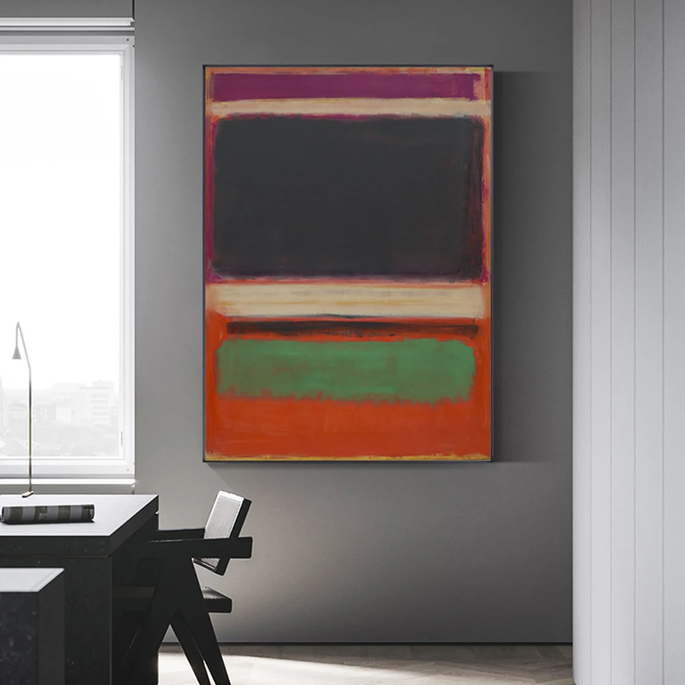 

Vintage Abstract Graffiti Color Canvas Paintings Posters and Prints Wall Art Picture for Living Room Aesthetic Room Decor