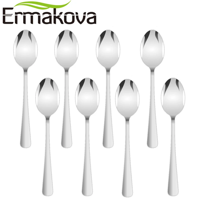 ERMAKOVA набор из 8 шт. ложка для эспрессо 4 дюйма мини Кофе маленькие бистро десерта