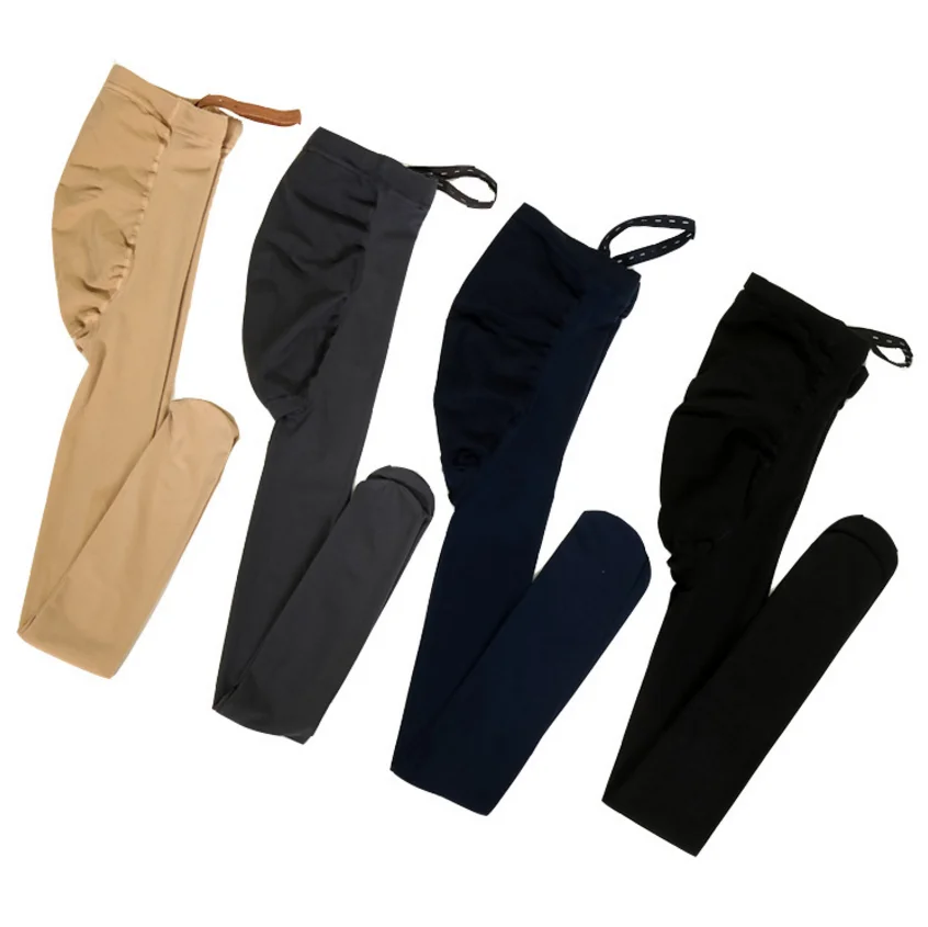 Одежда для беременных весенне-осенние бархатные регулируемые леггинсы уход за