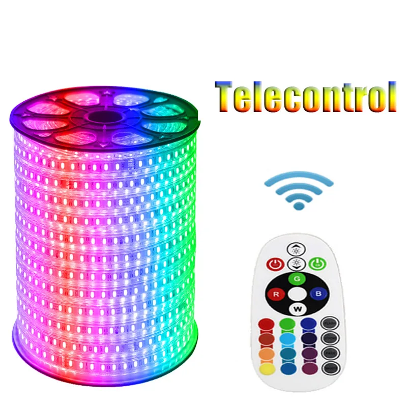 X Светодиодная лента 220 В RGB приложение Bluetooth управление 1600 Вт цвет RGB Открытый водонепроницаемый 1 м-100 м музыка голосовой синхронизации дистанционное управление - Испускаемый цвет: X