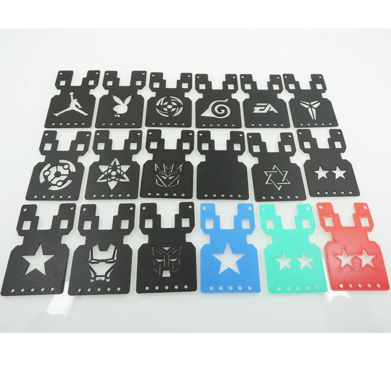 ЧПУ модель Ловец черный самодельный tamiya mini 4wd части задняя пластина