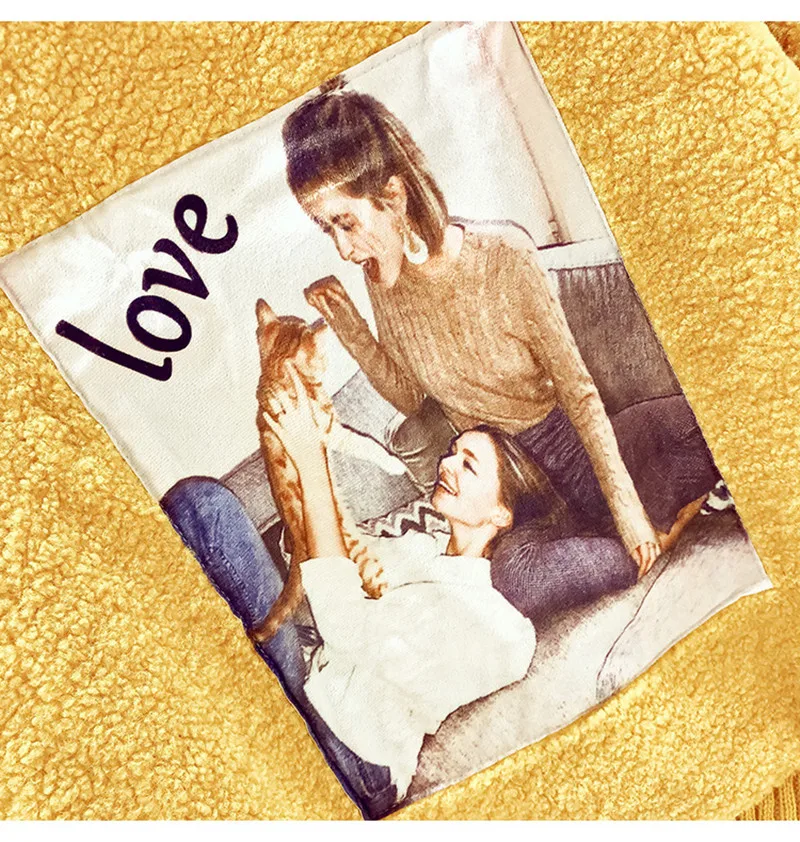 Осенне зимний флисовый пуловер с надписью Love в стиле Харадзюку топы толстая