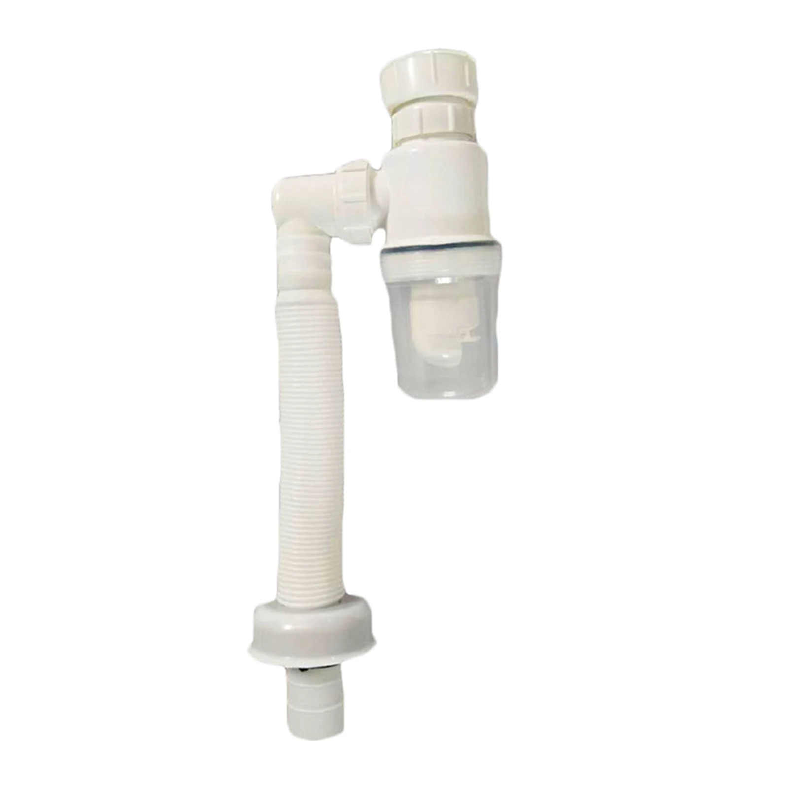 

Double Anti-smell Drain Pipe Odor-free Drain Pipe for Kitchen Bathroom Wash Basin Sink LXY9