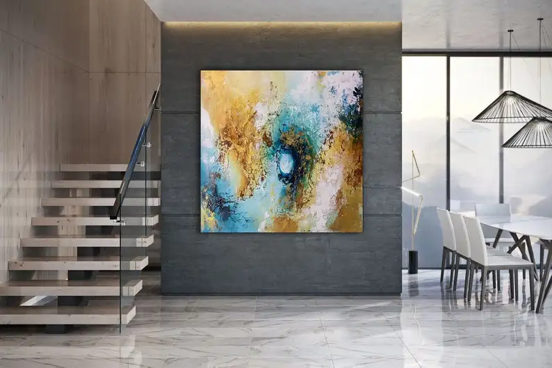 

Extra Large Wall Art Palette Knife Artwork big Original Painting on Canvas Modern Wall Decor Contemporary Art Abstract Painting