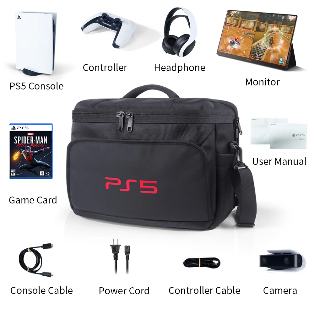 PS5 чехол дорожная сумка для хранения защитный роскошный регулируемый наплечный