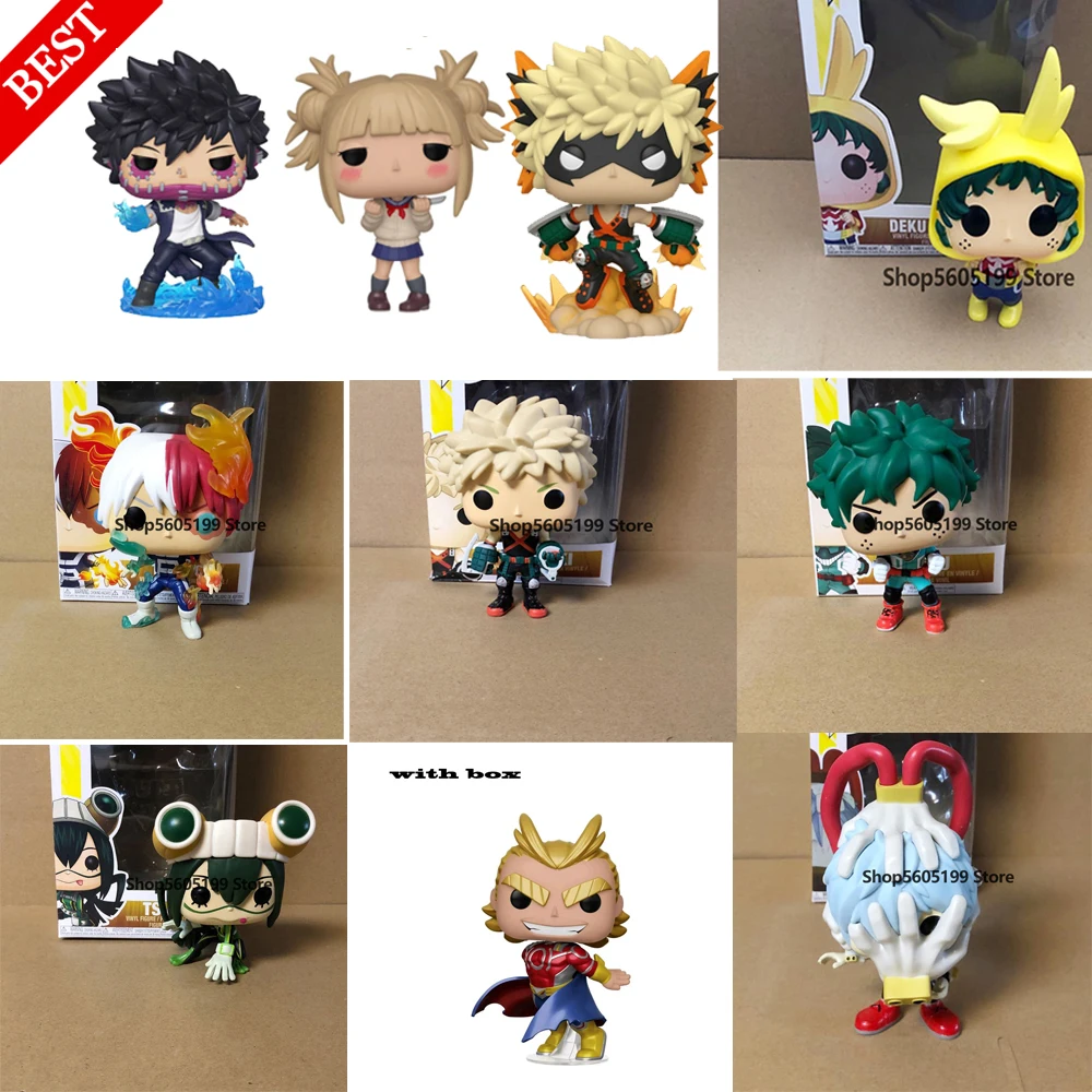 

Новинка мой герой Академия Deku мистер компресс в Onesi Dabi Katsuki Bakugo с коробкой фигурка поп-игрушки коллекционные модели игрушки для детей