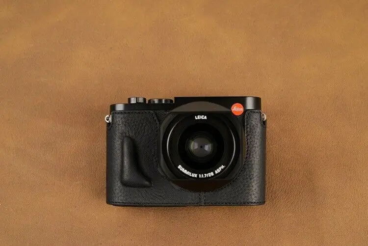 AYdgcam ручной работы чехол из натуральной кожи для камеры Половина корпуса Leica Q Typ 116