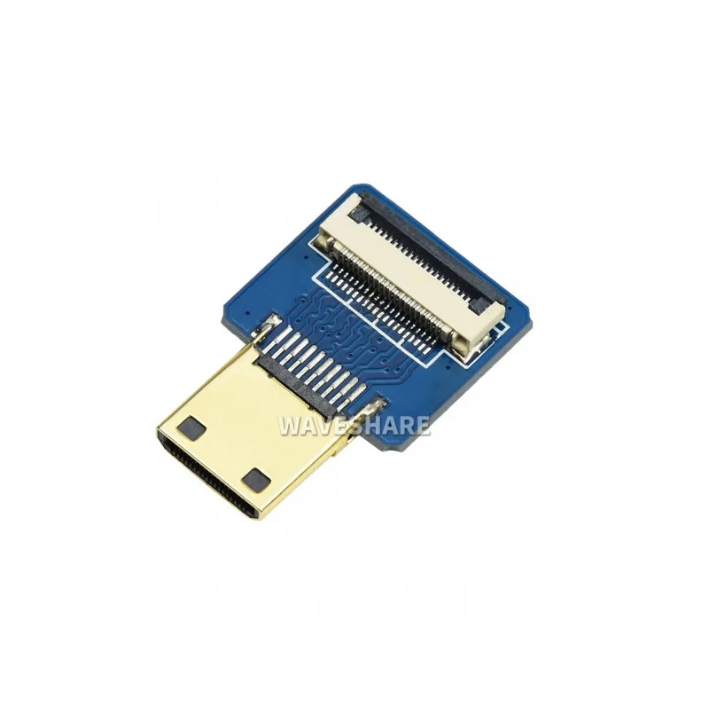 Адаптер Waveshare Micro/Mini HDMI для DIY HDMI-совместимого кабеля горизонтальный/прямой разъем