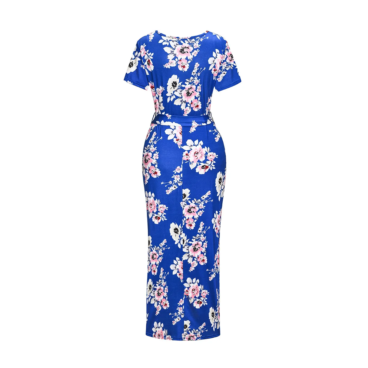 Pregnant Women Flower Dress Maternity Short Sleeve V-necks Casual Dresses for Pregnancy Irregular Party Vestidos Clothes | Мать и ребенок