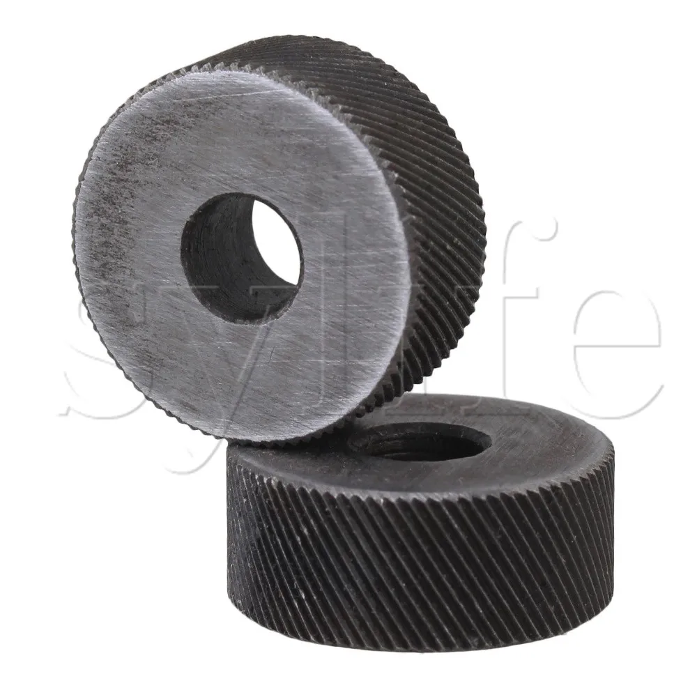 2 шт. 0 6 мм Шаг грубая Диагональ 19 OD Knurling Wheel Roller Tool Steel|steel roller wheels|steel wheelssteel tools |