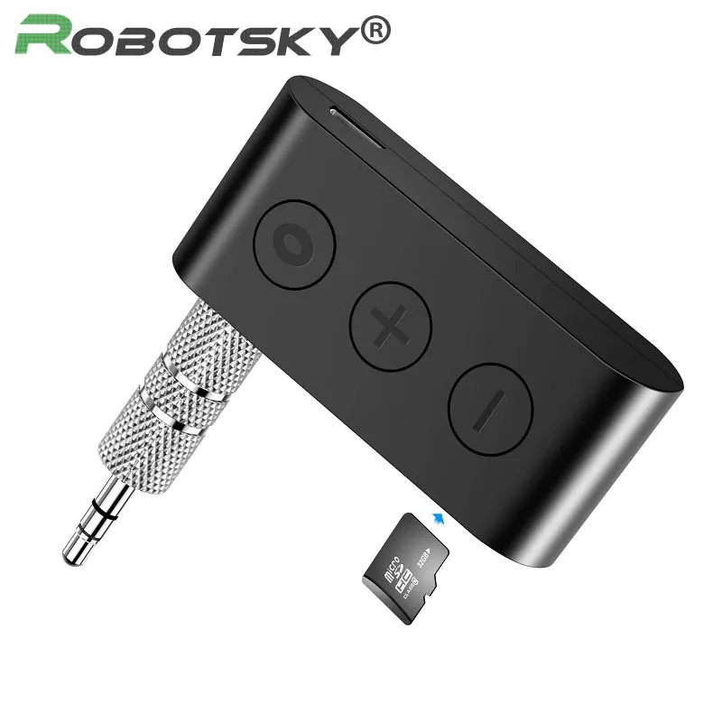 

2-in 1 Wireless Bluetooth 5.0 Receiver Transmitter Adapter 3.5mm Jack For Car Music Audio Aux A2dp Headphone Reciever Handsfree