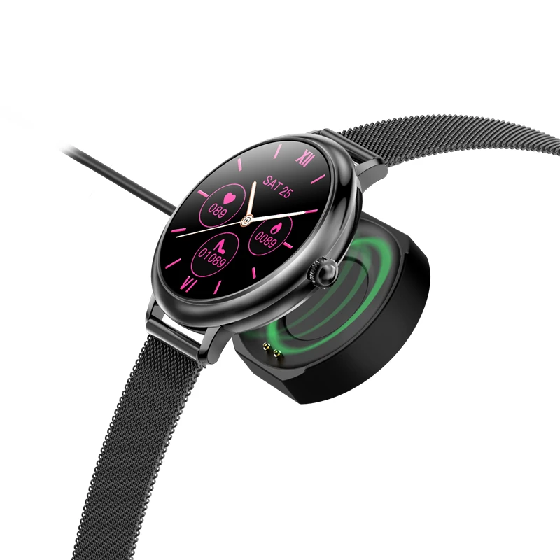 

NEW CF80 Women Smart Watch Full Touch Screen Lady Girl Smartwatch Clock Pedometer Sports Tracking Watches for Android iOS phones