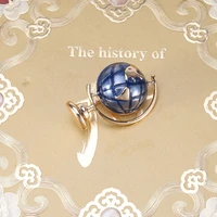 beadsland alloy inlaid rhinestone brooch globe modeling fashionable high end clothing accessories pin woman gift mm 891