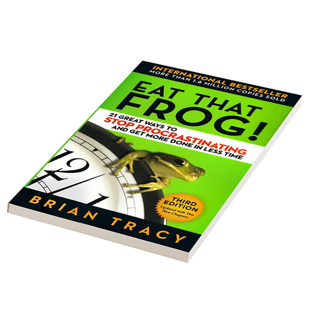 Книга с вдохновляющими мотивами Eat That Frog 21 способ остановить прокрастинацию