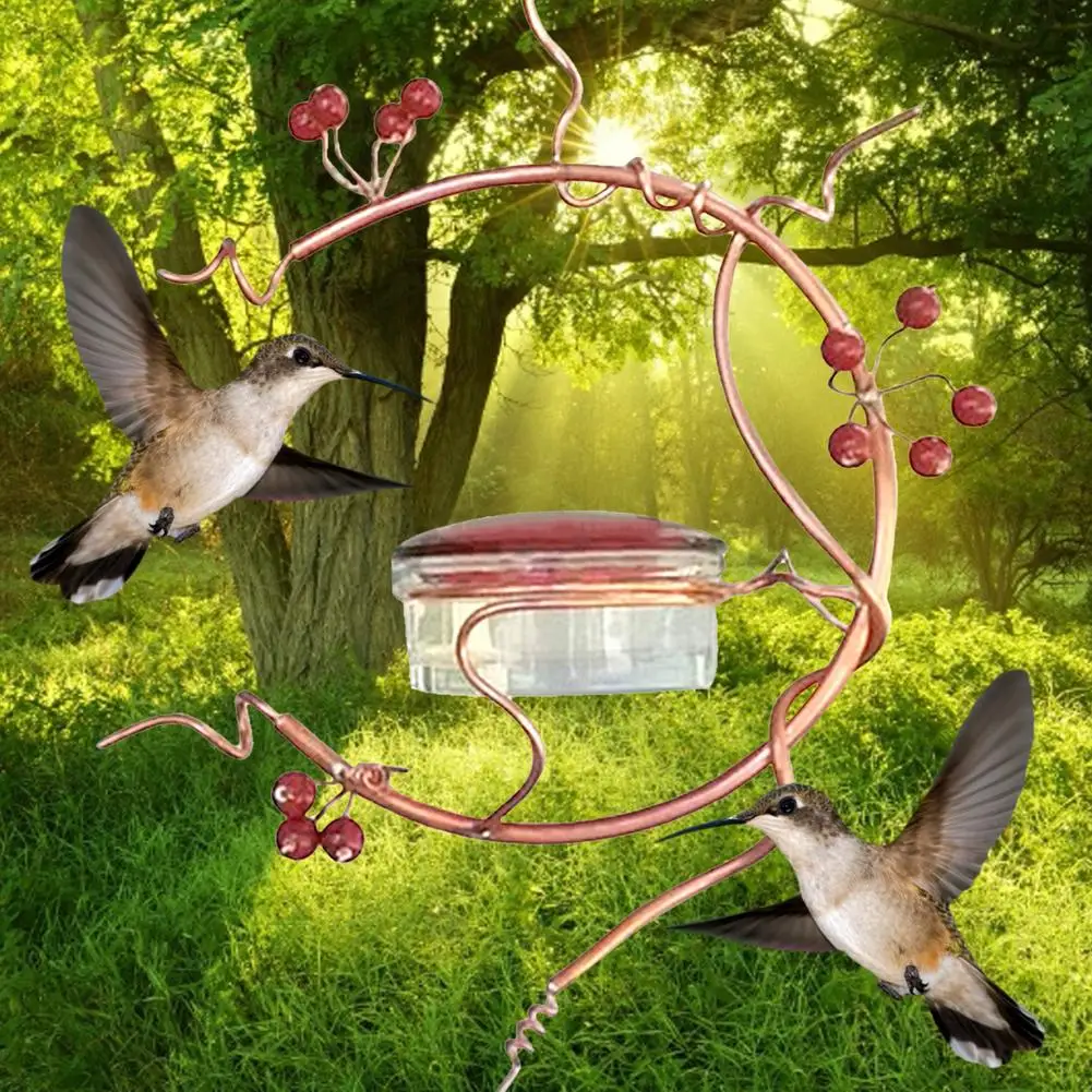 Горячая распродажа! Детская кормушка для птиц красные ягоды Кормушка Для Колибри