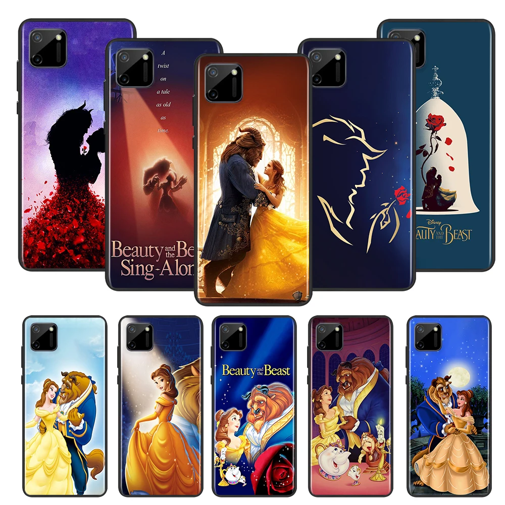 Disney Красота и с рисунком из мультфильма Красавица Чудовище для Realme V15 V5 V3 X7 X5 X3 X2 Q2