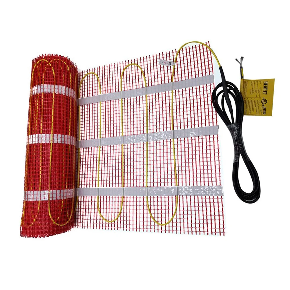 Electric Radiant Warmmat Self-adhesive Floor Heat Heating Mat 1 - 10 m2 The Ceramic Tile Wooden Floor Heating System 100W/m2