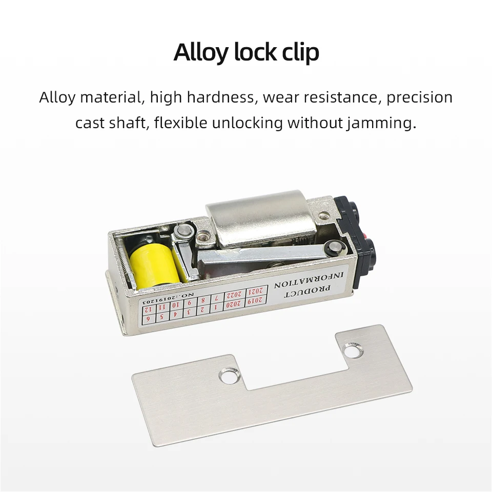 Jeatone Electric Lock Narrow Type Door with Power Supply Control for different NC Mode Fail Safe Access | Безопасность и защита