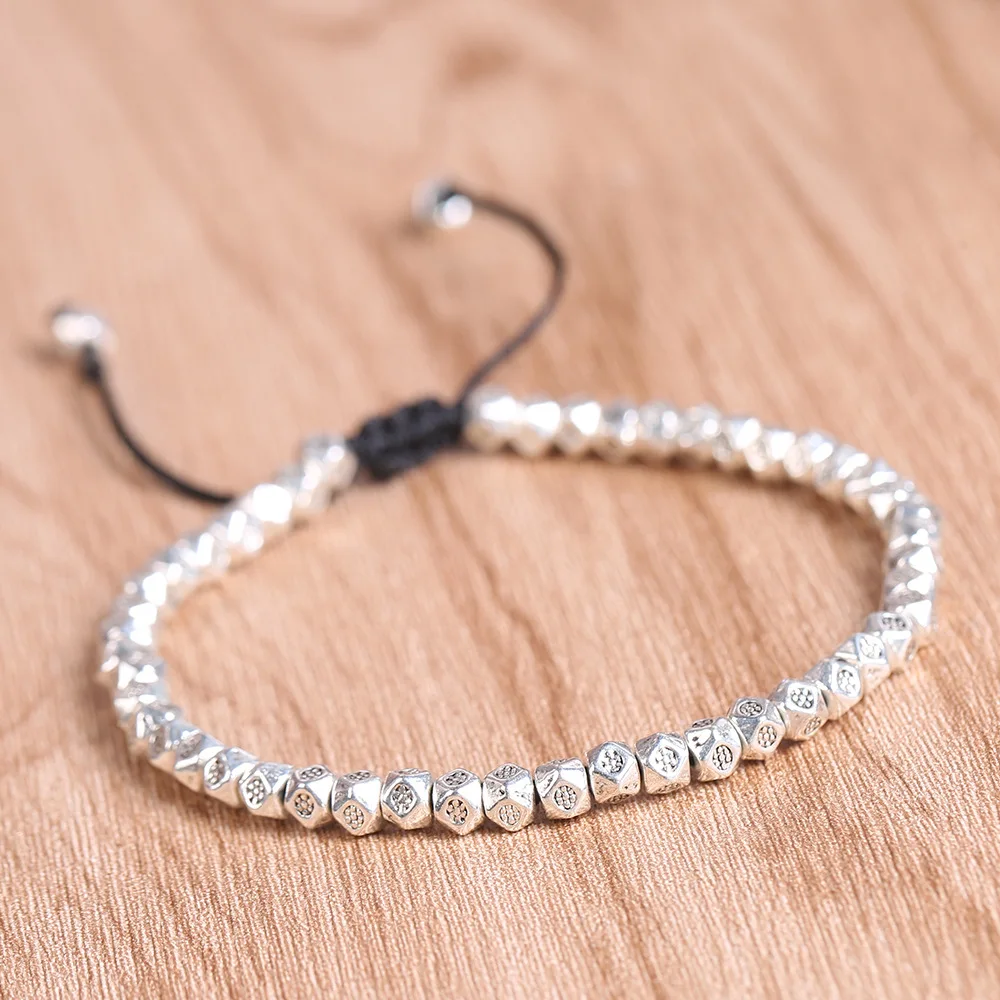 

Bracelet for Women Popular Ethnic Style Geometric Design Light Luxury Beaded Bracelet Jewelry Accessories Wholesale