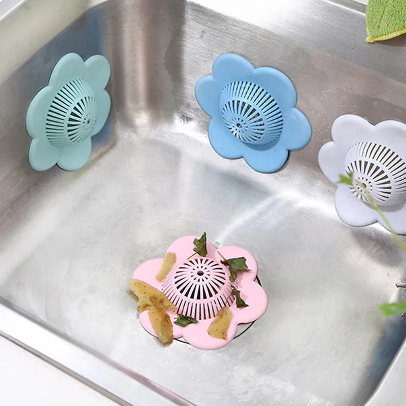 Фильтр сливового цветка для раковины фильтр против засорения кухонный дренажные